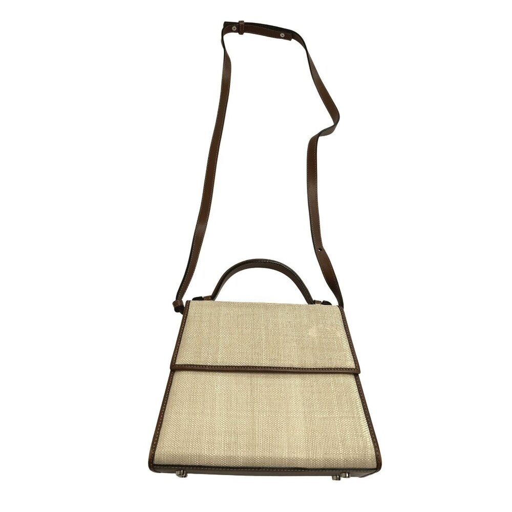 Hunting Season The Medium Top Handle Bag in Natural Fiber